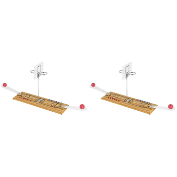 2PK Table Top Wooden Basketball Kids/Chilren Board Game 