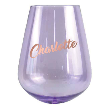 2pc Charlotte Stemless 13cm/600ml Wine Glass Tumbler Set