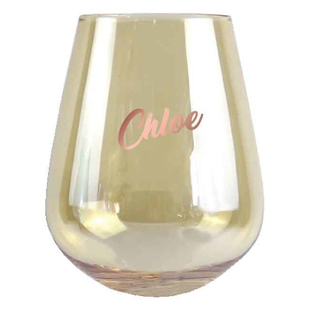 2pc Chloe Stemless 13cm/600ml Wine Glass Tumbler Set