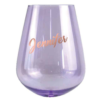 2pc Jennifer Stemless 13cm/600ml Wine Glass Drinking Tumbler Set