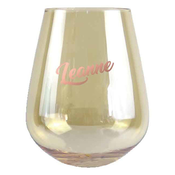 2pc Leanne Stemless 13cm/600ml Wine Glass Drinking Tumbler Set