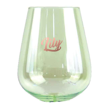 2pc Lily Stemless 13cm/600ml Wine Glass Drinking Tumbler Set