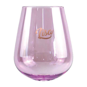 2pc Lisa Stemless 13cm/600ml Wine Glass Drinking Tumbler Set