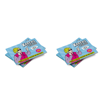 2PK Bubblegum Stuff Karens in the Wild Colouring Book Adult Art Activity