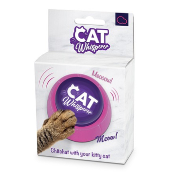 Bubblegum Stuff Cat Whisperer Sound Button Pet Toy