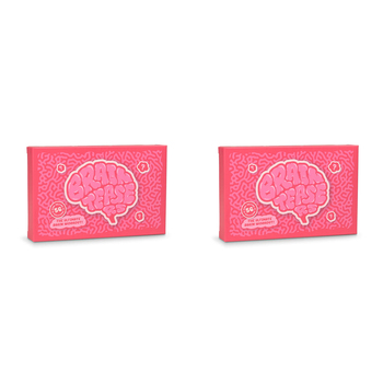 2PK Bubblegum Stuff Brain Teasers Family Party Card Game Set