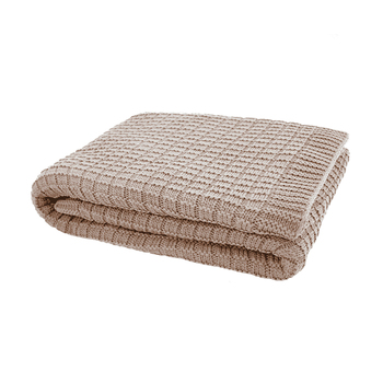 Bambury Decorative Ultra Soft Tanami Throw 130x200cm Latte