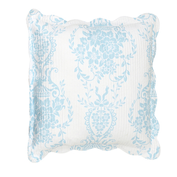 Bianca Florence Coordinate European Pillowcase 65x65cm - Blue