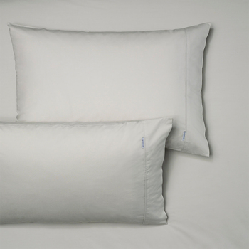 Bianca Heston 300TC Percale Cotton Sheet Combo Set Silver - Long Single Bed