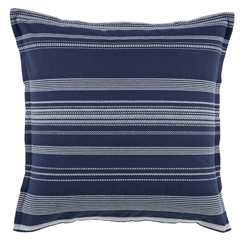 Bianca Regent Matching European Pillowcase 65x65cm - Navy