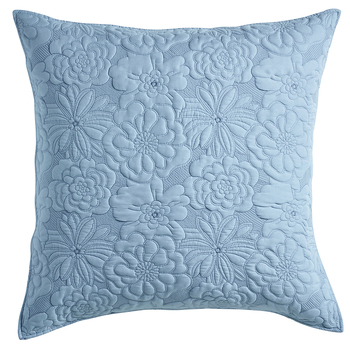 Bianca Sabrina European Pillowcase 65x65cm - Provincial Blue