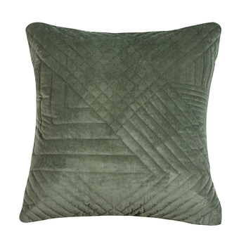 Bianca Samatra European Pillowcase 65x65cm - Olive