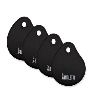 4PK Bialetti St. Clare Hot and Cold Silicone Scraper Utensil 10x13cm Black