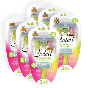 18pc Bic Soleil Comfort Bella Women Razors Scented