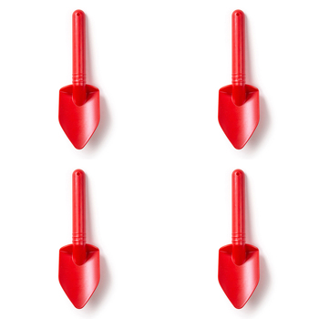 4PK Bigjigs Toys 20cm Eco Spade Kids Toy Cherry Red 18m+