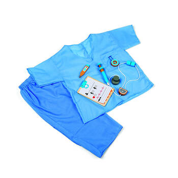 Bigjigs Toys Cotton Medic Dress Up Role Play Kids Music Toys 95.5x40.5cm 3y+