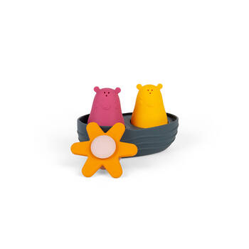 Bigjigs Toys Soft Silicone Bath Set Sensory Kids Water Toys 22.5x11cm 0m+