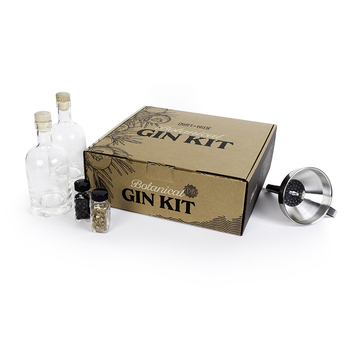 Craft A Brew Handcrafted Botanical Blend Gin Kit w/ Bottles/Corked