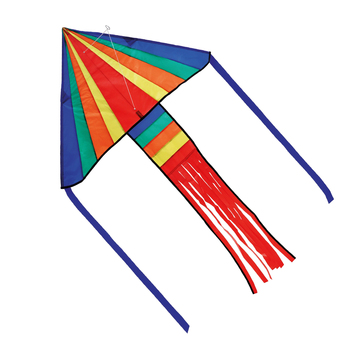 Regent 151x100cm Single Line Rainbow Delta Kite Outdoor Sports 6y+