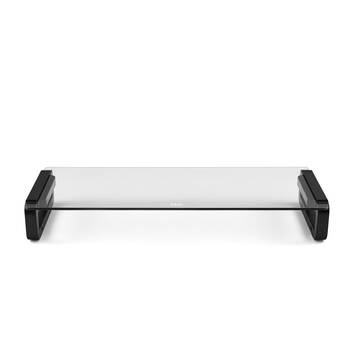 Laser Monitor Desk Stand w/ Multiple USB 3.0 Device Charging Ports Hub Black