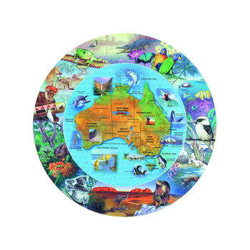 100pc Blue Opal Wild Aust From Desert to Sea Jigsaw Puzzle Toy 6+