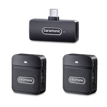 3pc Saramonic 2.4GHz Wireless Microphone System TX/RXUC For USB-C Devices
