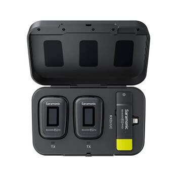 3pc Saramonic PRO 2.4GHz Wireless Microphone System RX/TX For Smartphone
