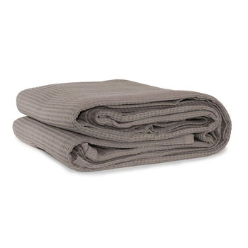 Jason Commercial Queen Bed Cotton Waffle Blanket 245x255cm Latte