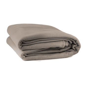 Jason Commercial King Bed Polar Fleece Blanket 275x255cm Latte