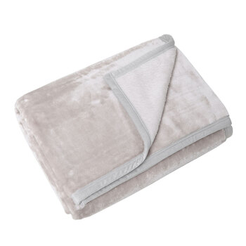 Onkaparinga Size Queen Bed 210x220cm Faux Mink Blanket Moonbeam