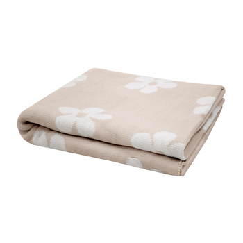 Bambury Decorative Ultra Soft Anthea Throw Rosewater Cotton Woven