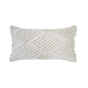 Bambury Home Decor Decorative Bridget Rectangle Cushion Ivory