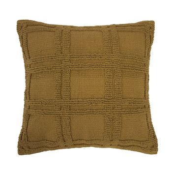 Bambury Home Decor Decorative Christos Square Cushion Tobacco