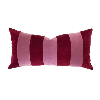 Bambury Cooper Rectangle Sofa Cushion Decorative Throw Pillow 30x60cm Berry