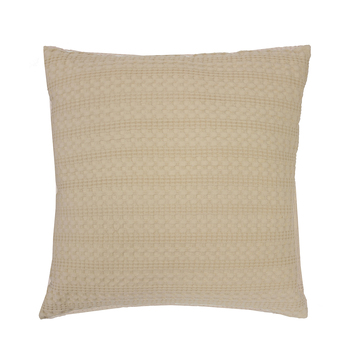 Bambury Home Decor Decorative Cybil Square Cushion Sahara Cotton Woven