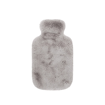 Bambury Silky Soft Bed Frida Faux Fur Hot Water Bottle Dove 2L