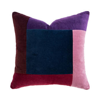 Bambury Lulu Square Sofa Cushion Decorative Throw Pillow 50x50cm Berry
