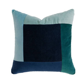 Bambury Lulu Square Sofa Cushion Decorative Throw Pillow 50x50cm Ocean