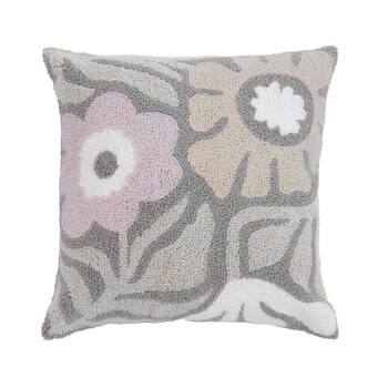 Bambury Lulu Square Sofa Cushion Decorative Throw Pillow 50x50cm Taupe