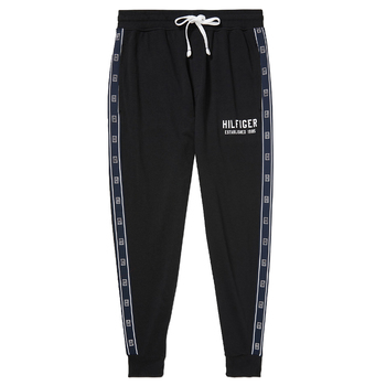 Tommy Hilfiger Men's Size XL French Terry Sleepwear Cuffed Jogger Black