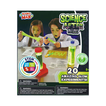 Science To The Max After Dark Kit STEM Learning Toy w/20 Experiments 8y+