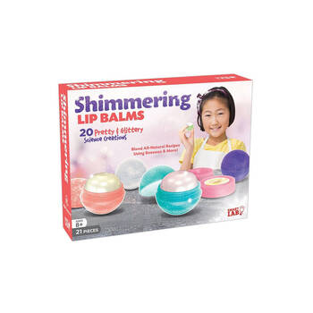 21pc Smart Lab Shimmering Beeswax Lip Balm Making Kit Learning Toy 8y+