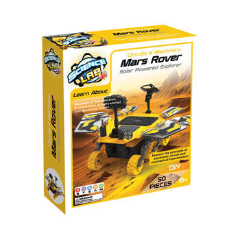 50pc Science Lab Mars Rover Solar-Powered STEM Kit Kids Learning Toy 8y+