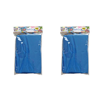 2PK Craft For Kids Long Sleeve Art Smock Water-Resistant Small 52x70cm 2y+