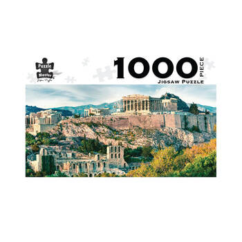 1000pc Puzzlemaster Jigsaw Puzzle Athenian Acropolis Greece Scene 12y+