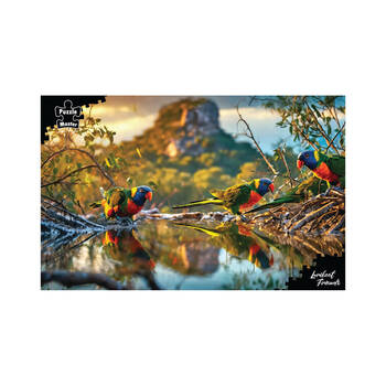 1000pc Puzzlemaster Jigsaw Puzzle Lorikeet Artwork Surreal Australia 12y+
