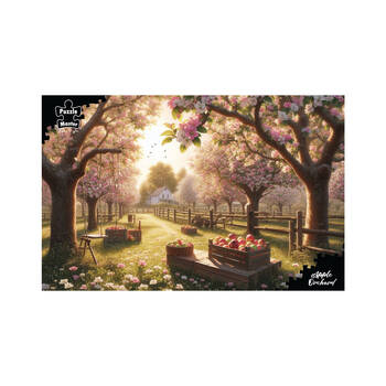 1000pc Puzzlemaster Jigsaw Puzzle Apple Orchard Countryside Scene 12y+