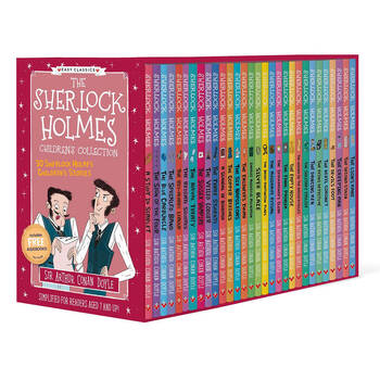 Sherlock Holmes Children's Collection 30 Book Box Set Stephanie Baudet