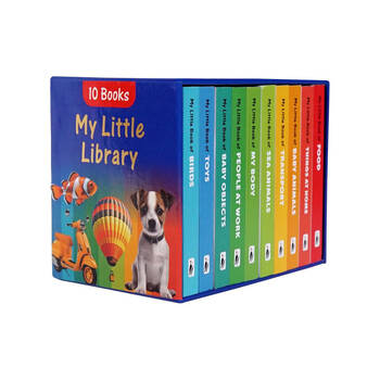 My Little Library 10 Educational Board Book Set 18m+ Woodpecker Books
