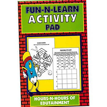 BMS Gifts Fun-N-Learn Activity Pad Colourful Puzzles for Kids Paperback 8y+